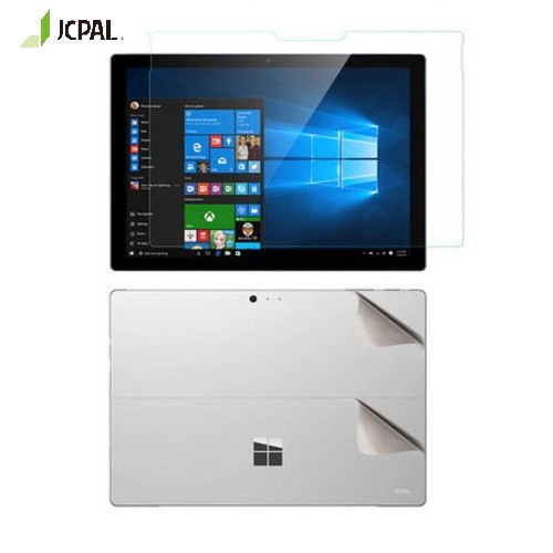 Bộ kính cường lực+dán lưng Surface Pro4, 5,6 (2017/2018) chính hãng JCPAL ( 2 màu)