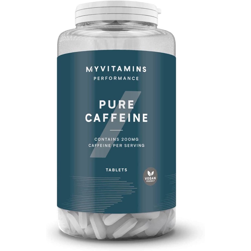 Myvitamins Pure Caffeine 200mg Viên Uống Bổ Sung Caffein Giúp Tỉnh Táo, Tăng Sức Mạnh Tập Luyện (100 Viên)