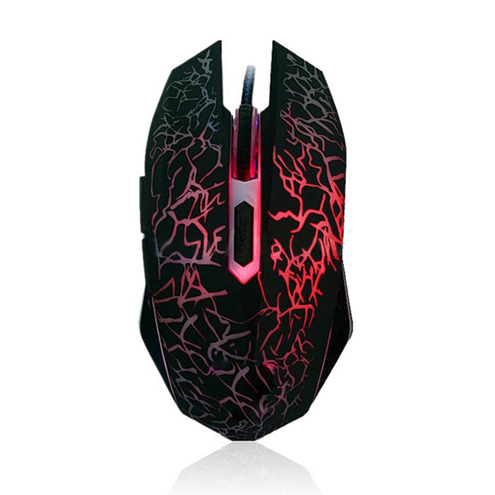 【COD】 Computer&amp;amp;Laptop Mouse Backlight Gaming Optical Wired Mice With Six Button