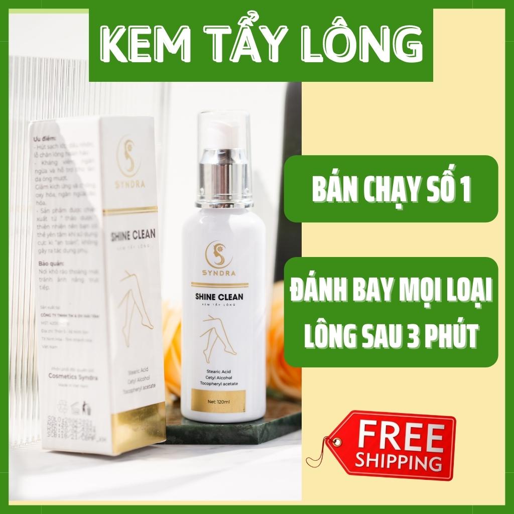 Kem tẩy lông Shine Clean thuốc triệt lông tay chân nách bẹn bikini sau 3 phút