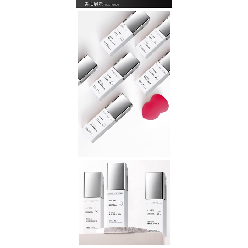 [hàng sẵn sàng](Hàng Mới Về) Kem Nền Dạng Lỏng Làm Sáng Tông Màu Da Shezi | BigBuy360 - bigbuy360.vn