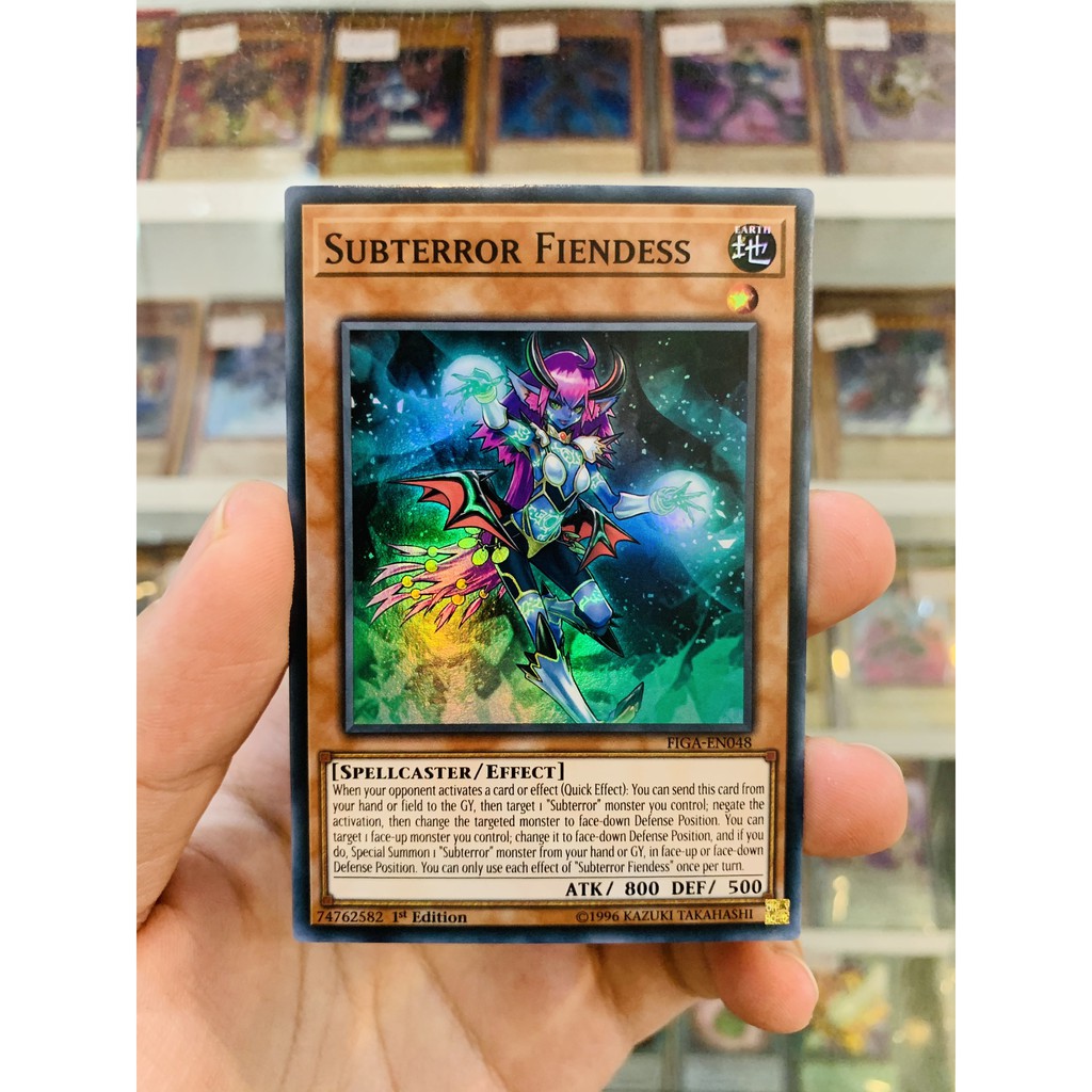 Thẻ Bài YugiOh! Mã FIGA-EN048 - Subterror Fiendess - Super Rare - 1st Edition