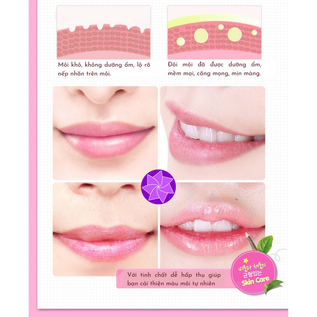 Mặt Nạ Môi, Mask Môi Bioaqua Dưỡng ẩm giúp môi căng mịn | BigBuy360 - bigbuy360.vn