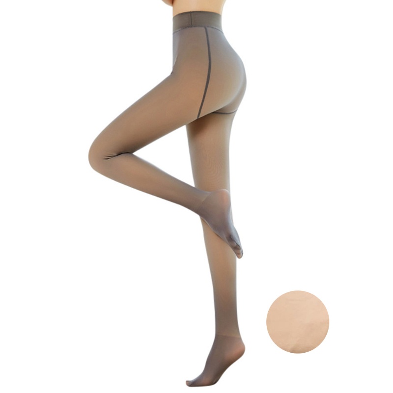 Xiangbao Quần Tất Giả Lông Cừu Dày Dặn Giữ Ấm Mùa Đông Không Đường May Cho Nữ