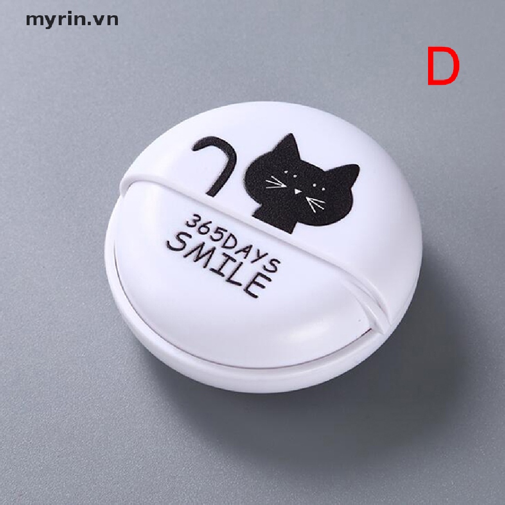Hộp Tròn Dễ Thương Đựng Dây Cáp Tai Nghe Tiện Dụng