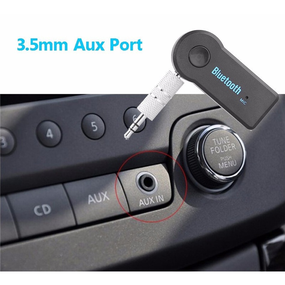 Bộ Thu Phát Âm Thanh Bluetooth Không Dây Rảnh Tay 3.5mm Dùng Để Phát Nhạc Trên Xe Hơi/Nhà/Xe Hơi