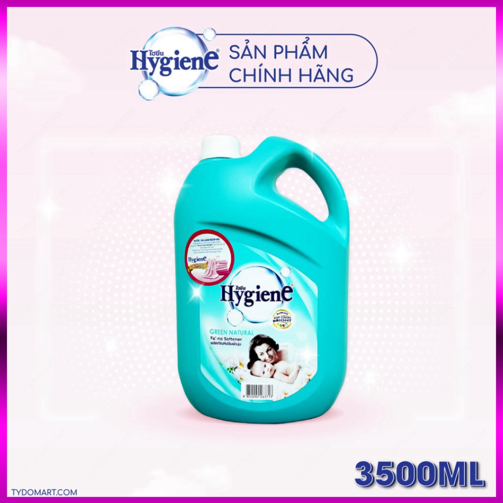 Nước xả vải Hygiene Thái Lan (Can) 3500ml - Jun&Mom