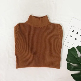 Áo len cổ cao 3 phân