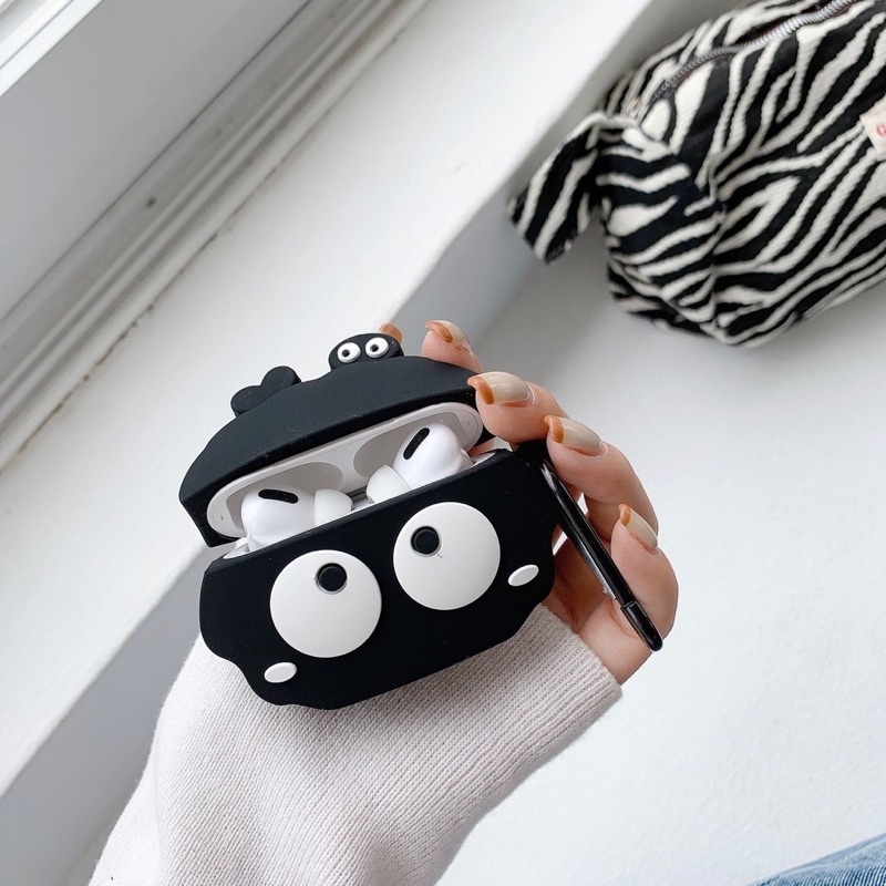 Case Airpods 1/2/3/Pro Vỏ Tai Nghe Hình Bóng Đen Tim - Mr.Case AirPods