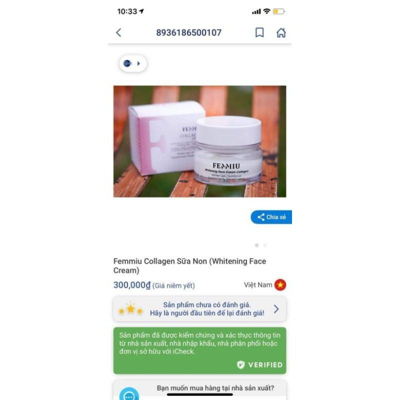 Kem Face Collagen Sữa Non Femmiu Dưỡng Da Căng Bóng Mềm Mịn [ Mẫu Mới Chính Hãng ] | BigBuy360 - bigbuy360.vn