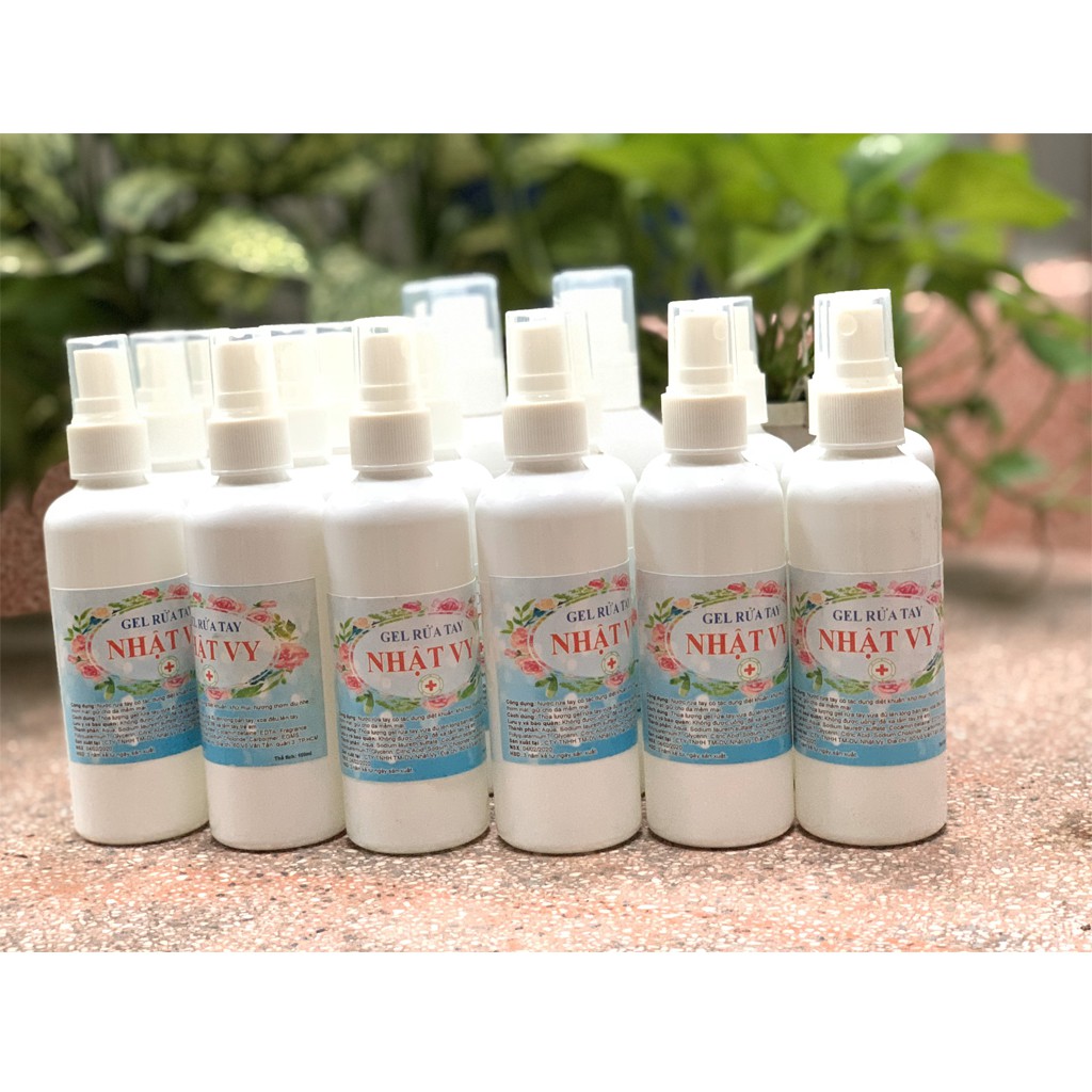 Gel Rửa Tay NHẬT VY Diệt Khuẩn đến 99% Chai 100ml