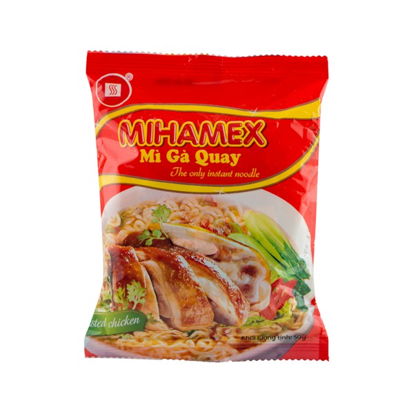 Thùng 30 gói mì MIHAMEX_ HV Gà Quay (50 gr) ăn liền hảo ba gói tôm miền hảo muối chấm omachi khô xào thùng đại indomie | WebRaoVat - webraovat.net.vn