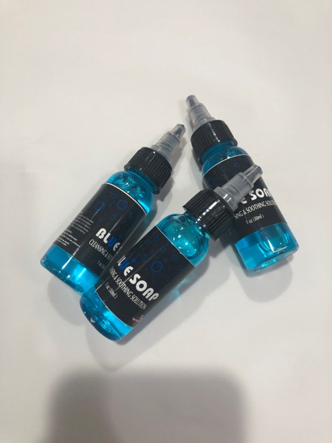 Dung dịch vệ sinh hình xăm bluesoap 30ml đậm đặc:40k/chai