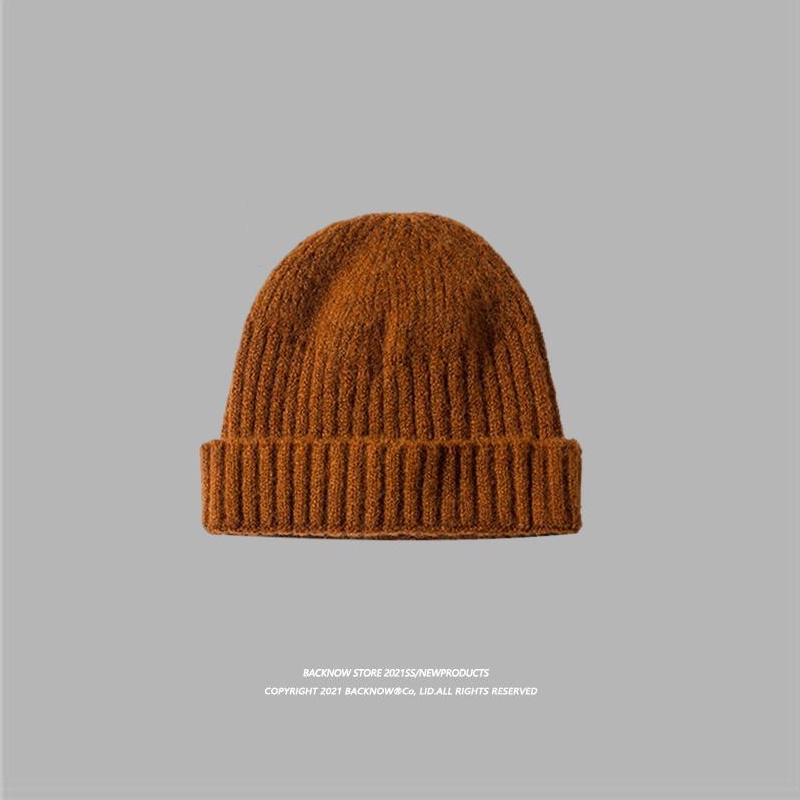 IMAODOU Mũ beret len dệt kim  phong cách Hàn Quốc nhiều kiểu dáng tùy chọn dành cho nam và nữ