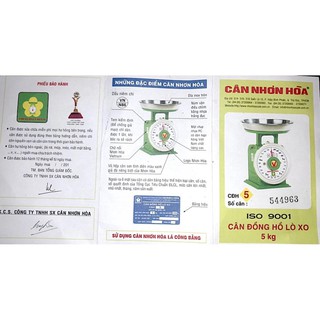 Cân nhựa Nhơn Hòa 2kg