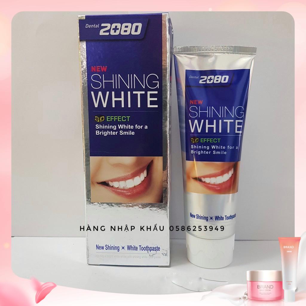 &lt;hàng công ty&gt;Kem Đánh Răng Làm Trắng Răng Shining White 3D Effect Toothpaste 2080