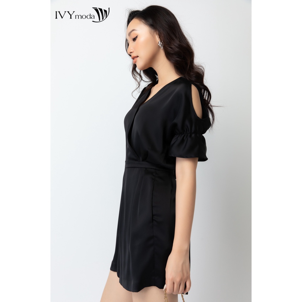 [NHẬP WABRTL5 GIẢM 10% TỐI ĐA 50K ĐH 250K ]Jumpsuit tay cutout IVY moda MS 18M6656