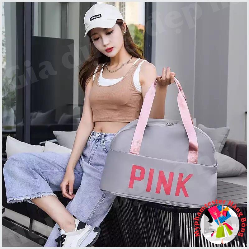 (HÀNG ĐẸP) Túi xách Pink gấp gọn nhiều màu, chống thấm nước