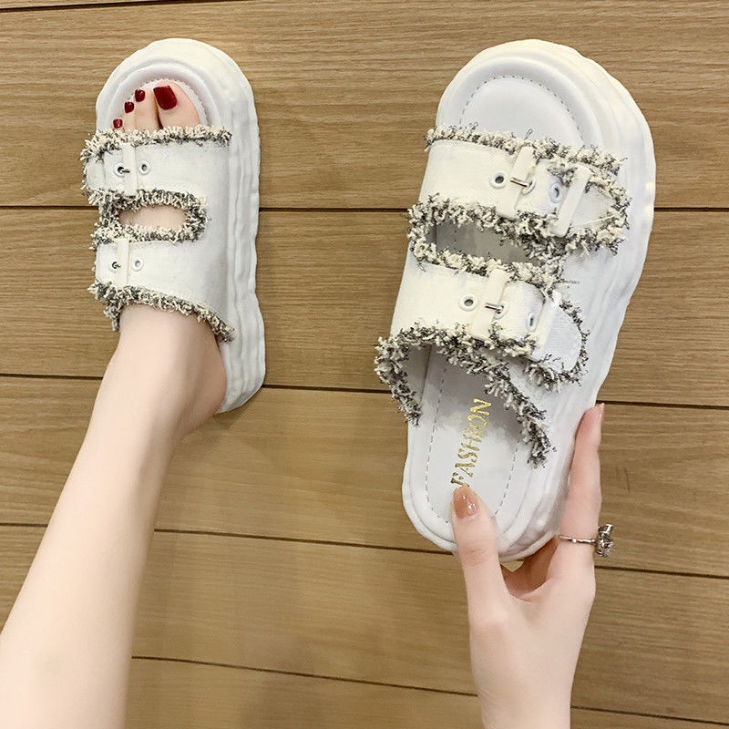 Dép Sandal Đế Dày Phong Cách Mới Mùa Hè