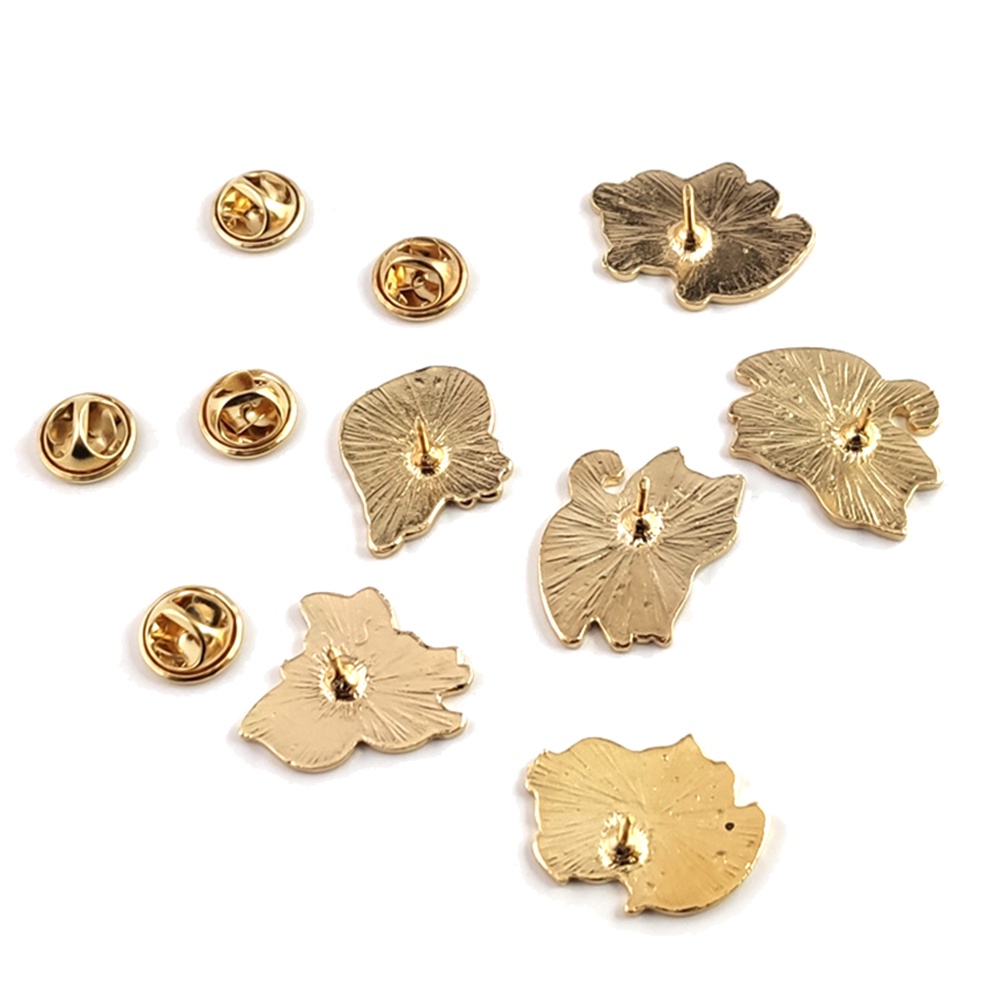 Ghim cài áo kim loại thiết kế động vật hoạt hình dễ thương