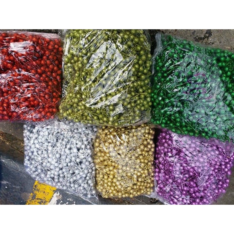 Cành sung nhũ kin tuyến trang trí oản, tháp bánh nhiều màu, làm vòng nguyệt quế