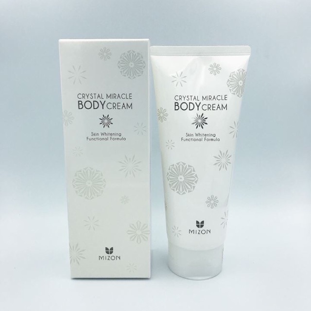 [Chính Hãng] Kem dưỡng trắng da toàn thân Mizon Crystal Miracle Body Cream 200ml