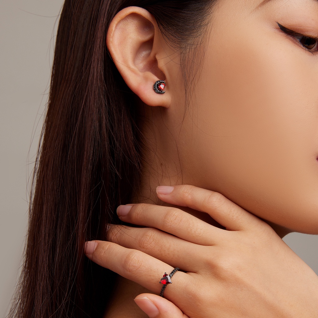 BAMOER Bộ Trang Sức bạc 925 Hình Trái Tim Thời Trang Dành Cho Nữ