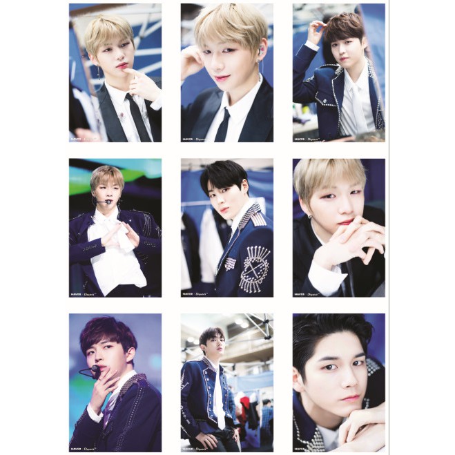 Lomo card ảnh nhóm WANNA ONE NAVER X DISPATCH Full 99 ảnh