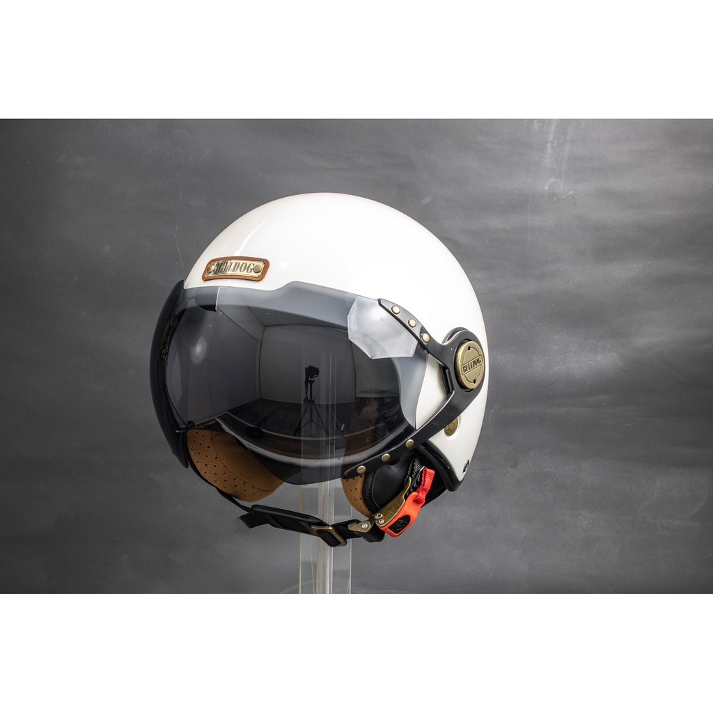 Kính thay thế cho mũ bảo hiểm 3/4 BULLDOG Pom Chính Hãng - Helmets 4U