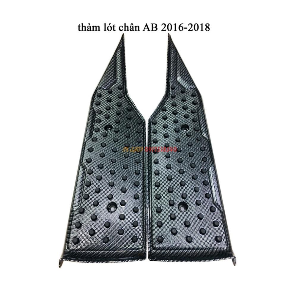 THẢM ĐỂ CHÂN SƠN CARBON HONDA SH 2012 - 19, SH MODE, AB, LEAD, VISION