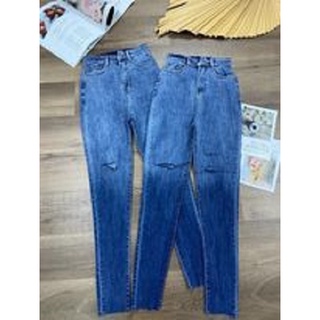 Quần jeans dài rách gối cao cấp shop phương châu
