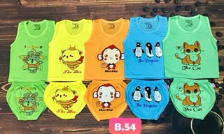 5 bộ cotton chip hàng đẹp cho bé