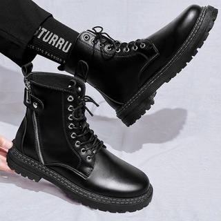 Giày Boot Nam Khóa Kéo COMBAT GN343