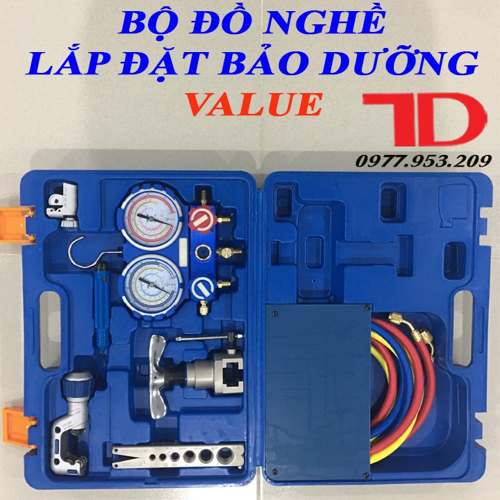 BỘ DỤNG CỤ LẮP ĐẶT, SỬA CHỮA, BẢO DƯỠNG MÁY LẠNH VALUE VTB - 5B