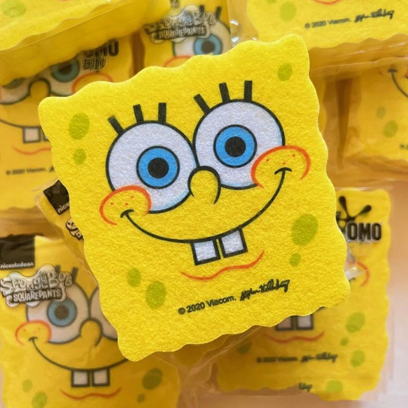 Miếng Xốp Rửa Chén Hai Mặt Hình SpongeBob