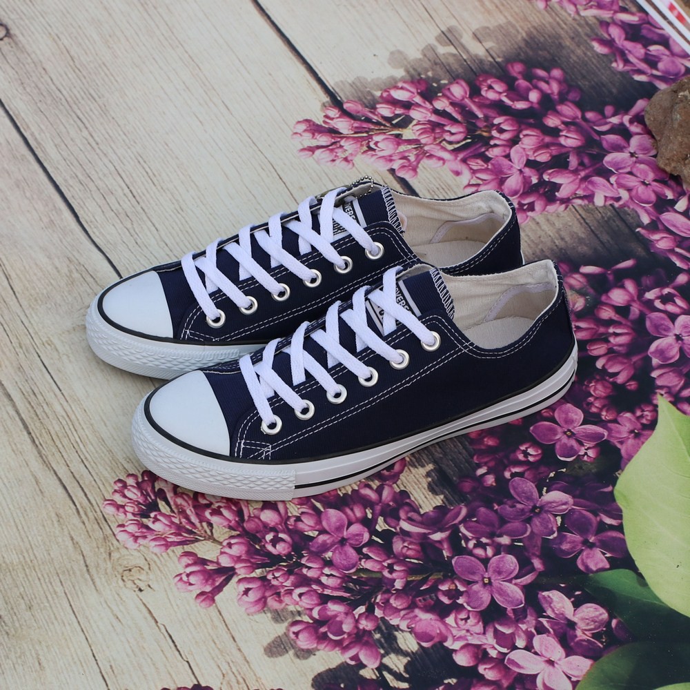 Giày CVS Xanh Đậm Nam Cổ Thấp (tặng kèm 3 đôi tất) | BigBuy360 - bigbuy360.vn