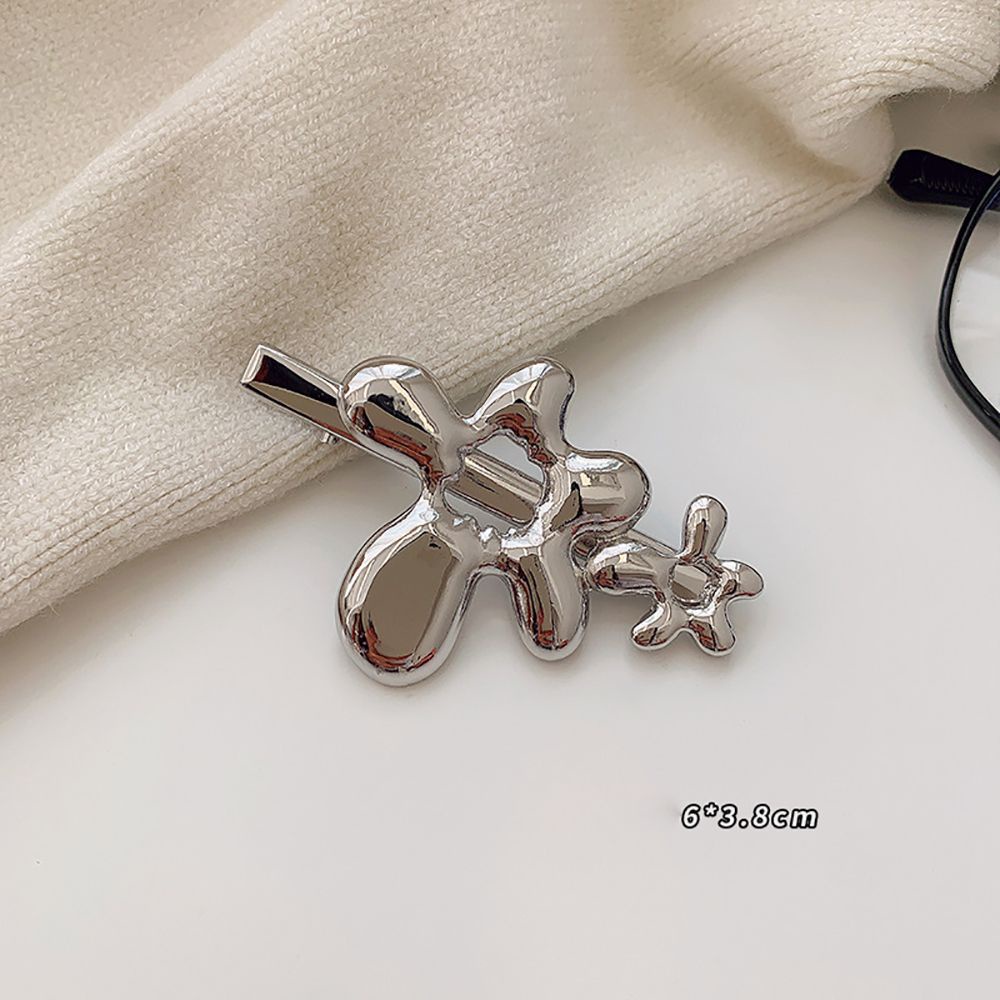 Kẹp tóc hình trái tim/vết mực độc đáo phong cách Hàn Quốc cổ điển cho nữ