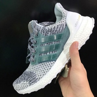 Giày ultra boost trắng xanh