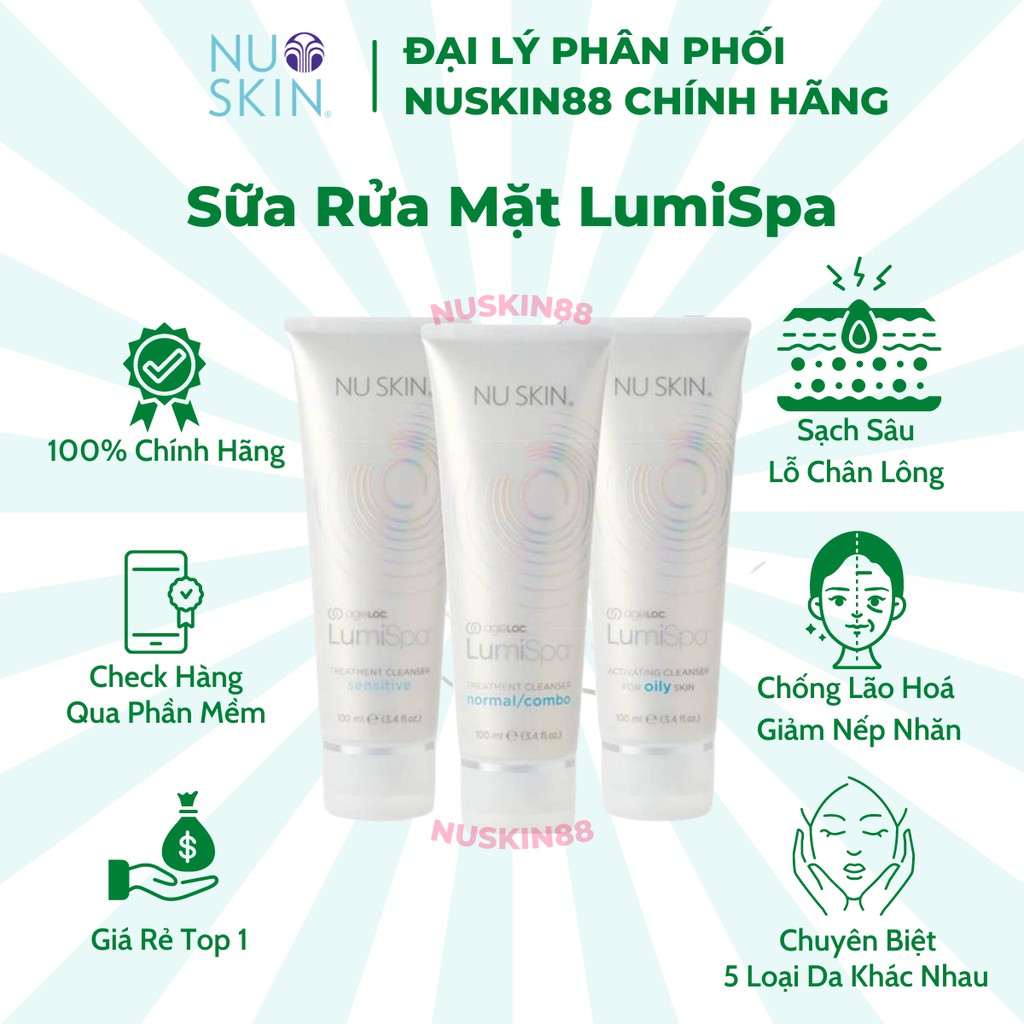 Sữa Rửa Mặt Cho ageLOC LumiSpa Nuskin