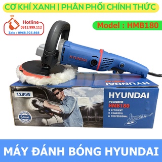 Máy đánh bóng cầm tay hyundai hmb180, máy đánh bóng ô tô 1200w
