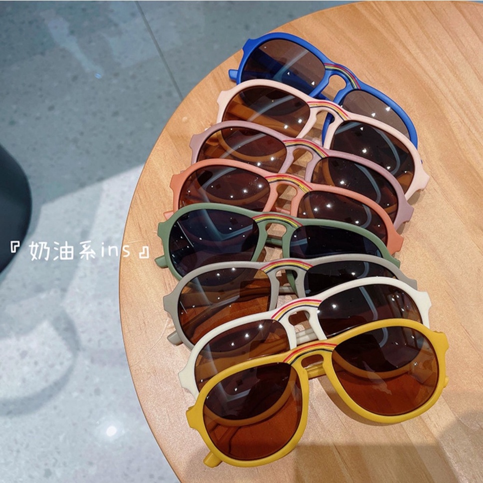 Kính Mát Gọng Cầu Vồng Thời Trang Cho Bé
