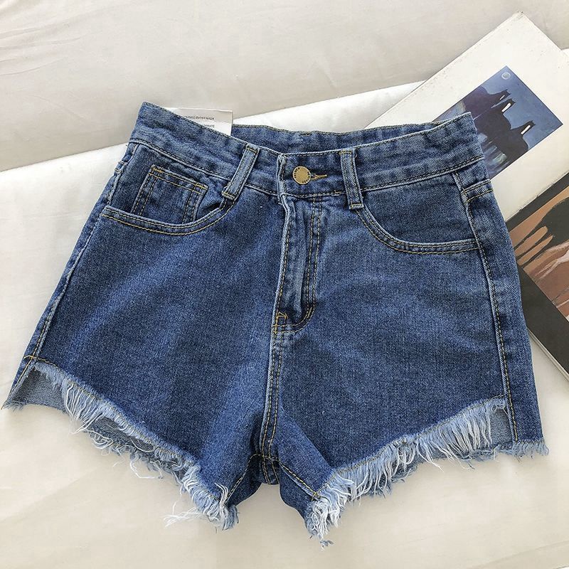 Quần Short Denim Lưng Ngắn Dáng Chữ a Phong Cách Hàn Quốc Thời Trang Mùa Hè Cho Nữ
