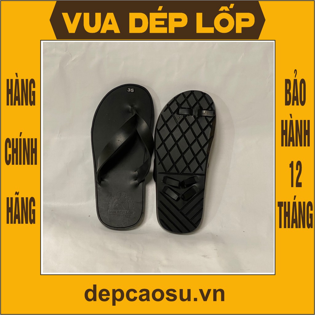 Dép cao su dép tông kẹp quai liền thương hiệu Vua Dép Lốp Phạm Quang Xuân, chính hãng, có bảo hành, ảnh thật, có sẵn