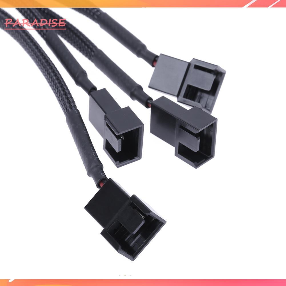 Bộ 2 Dây Cáp Quạt Tản Nhiệt 4pin Ide Molex Sang 4 Cổng 3pin / 4pin