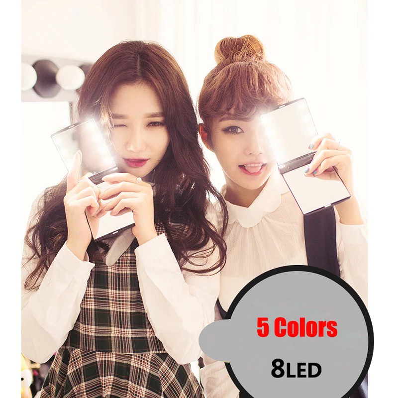 Professional LED Touch Screen Makeup Mirror 22 led 2X/3X Magnifying Mirrors Vani