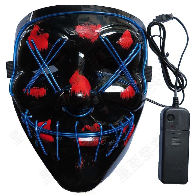 Mặt nạ hoá trang hacker đèn led / mặt nạ hacker cosplay