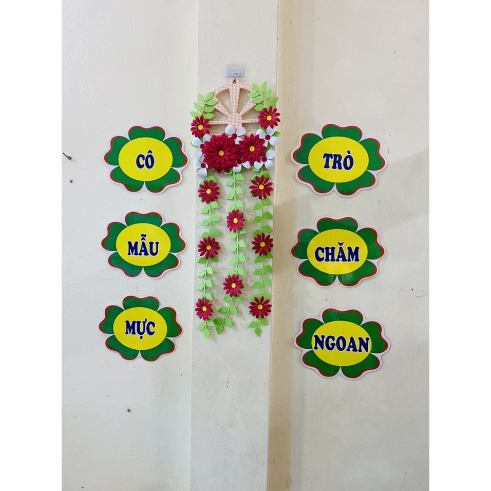 Câu khẩu hiệu trang trí lớp học - Câu 8 chữ