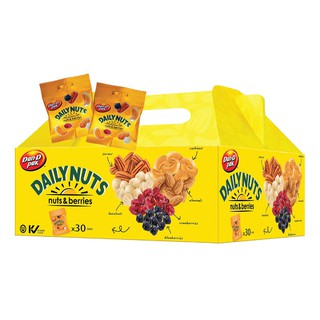 HẠT DINH DƯỠNG HỖN HỢP DAILY NUT 25gr x 30 DAN D PAK xuất khẩu Đài loan, sản phẩm là sự hòa quyện của các loại hạt cao c