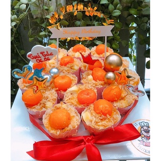 Bánh sinh nhật Bông lan trứng muối