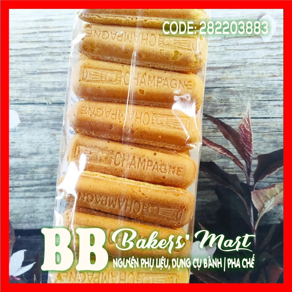 Bánh Sâm Banh Champagne (Lady Fingers) hiệu TOÀN KÝ loại không phủ đường - Bịch 500gr | BigBuy360 - bigbuy360.vn